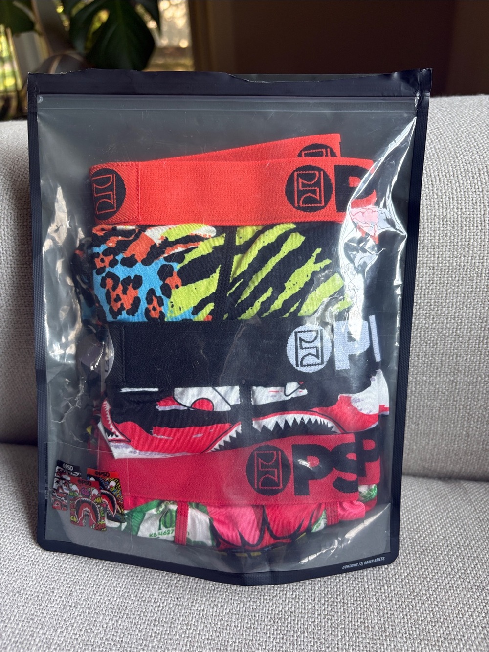 PSD Kids Boxer Briefs 3 Pack - size S